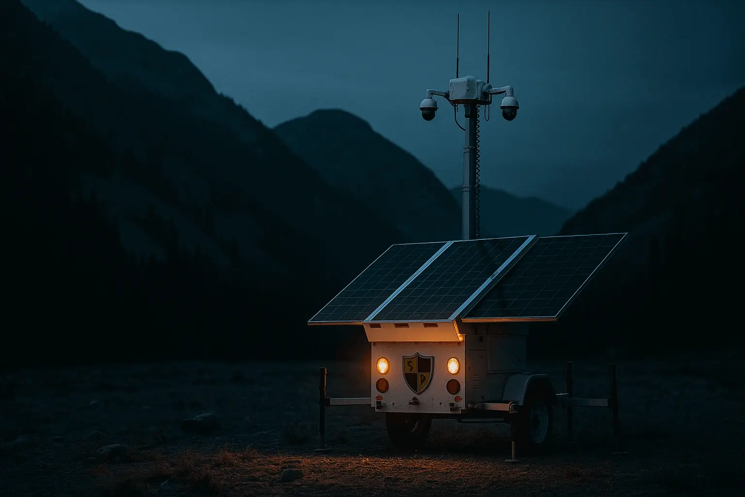 British Columbia Remote Guarding Solar System